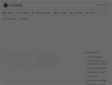 Tablet Screenshot of cpiaye.org.ar